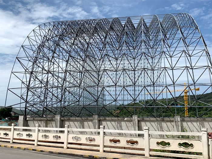 衡水山寨矿储煤棚网架